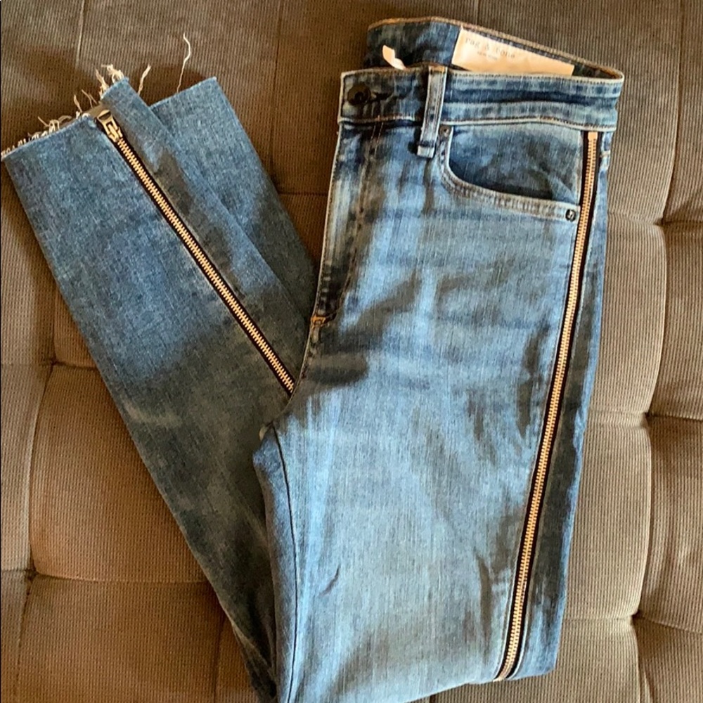 Rag & Bone Zipper Jeans 27